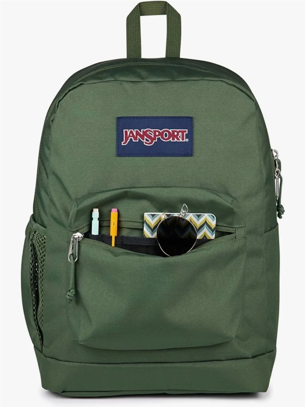 NEW JanSport 26L Cross Town Backpack Cargo Green NWT
